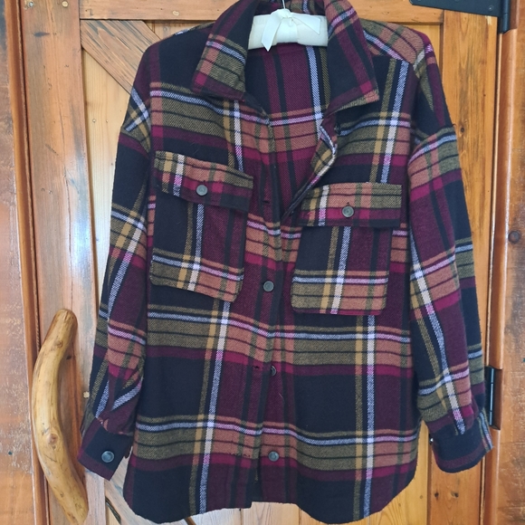 Plaid Shacket by Dex - Picture 9 of 12